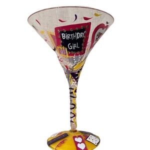 Lolita Birthday Girl Martini glass